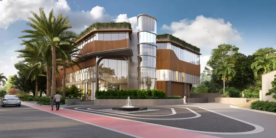 40,000 sq ft luxury clubhouse and open green spaces at NBR Soul of the Seasons