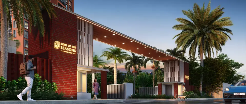 NBR Soul of the Seasons project entry gate by award-winning NBR Group developer