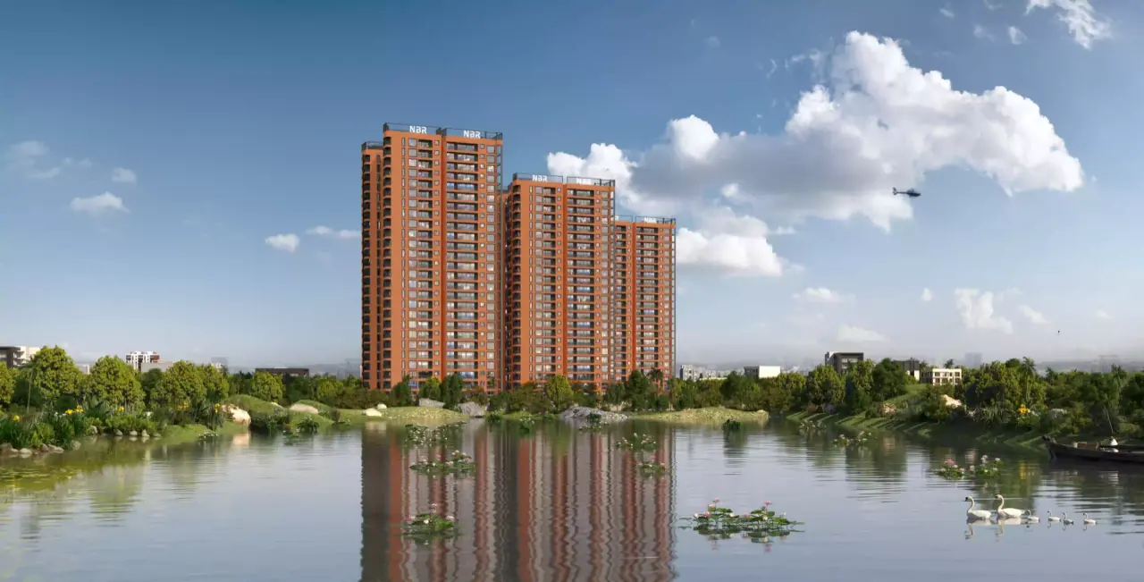 Lakefront landscape at NBR Soul of the Seasons Mullur